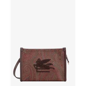 Etro Women Pegaso Arnica Paisley Fabric Pouch
